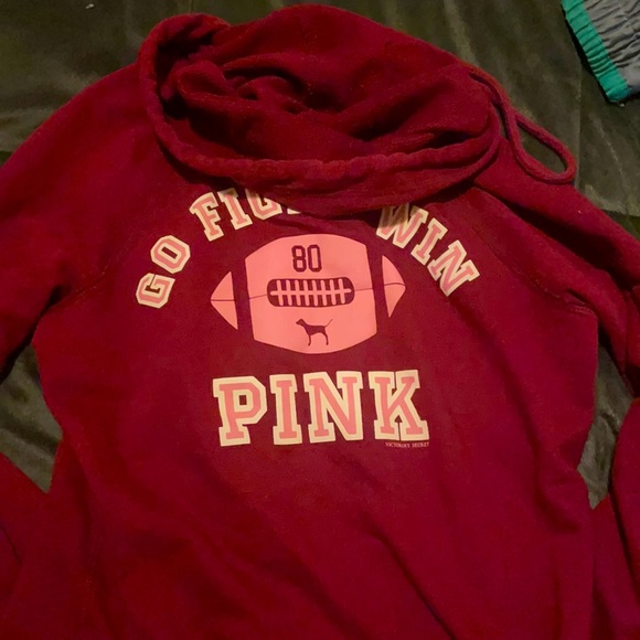 pink Victoria’s Secret zip up jacket . - Picture 1 of 2